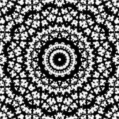 Kaleydoskopik desenli süslemeli tek renkli arkaplan