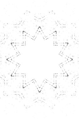 Dekoratif siyah beyaz arka plan. Mandala deseni.