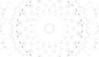 Kaleydoskopik desenli siyah ve beyaz süs arkaplanı