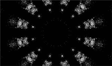 Dekoratif siyah beyaz arka plan. Mandala deseni.