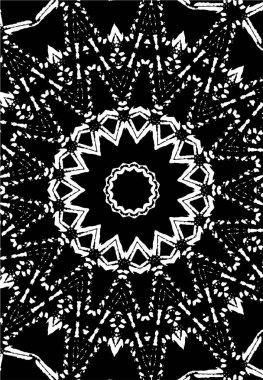 Kaleydoskopik desenli tek renkli süslemeli arkaplan