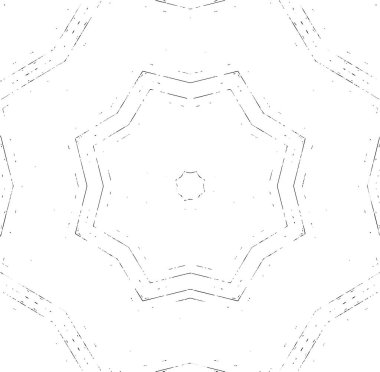 Mozaik siyah ve beyaz vektör çizimi