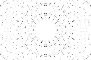 Siyah ve beyaz süslemeli arka plan. Mandala deseni.