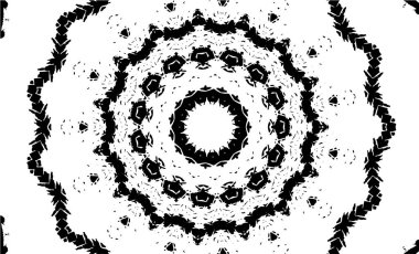 Kaleydoskopik desenli tek renkli süslemeli arkaplan