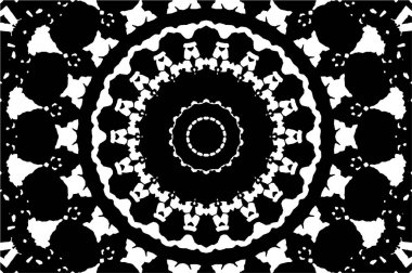 Soyut çember deseni, vektör çizimi. güzel süs arkaplanı