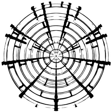 Soyut siyah beyaz grunge desenli arkaplan 