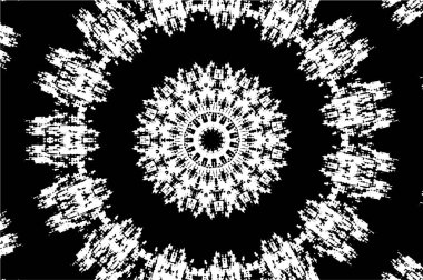 Kaleydoskopik desenli tek renkli süslemeli arkaplan