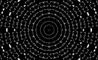 Kaleydoskopik desenli süslemeli tek renkli arkaplan