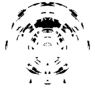 siyah ve beyaz soyut grunge arkaplan vektör çizimi