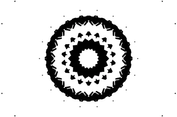 Abstraktní Kruhový Obrazec Vektorová Ilustrace Krásné Ornamentální Pozadí — Stockový vektor