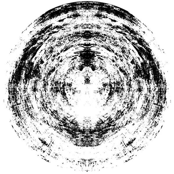 Abstrakt Svart Och Vit Monokrom Grunge Overlay Textur — Stock vektor