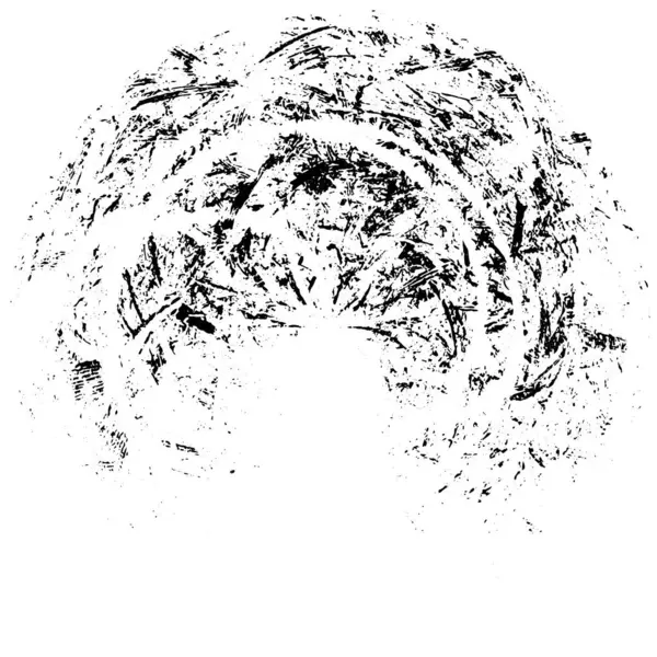 Abstraktní Černobílý Monochromatický Grunge Překrytí Textury — Stockový vektor