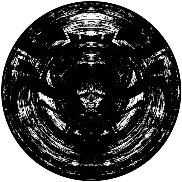 Абстрактна Чорно Біла Монохромна Текстура Гранжевого Накладання — стоковий вектор