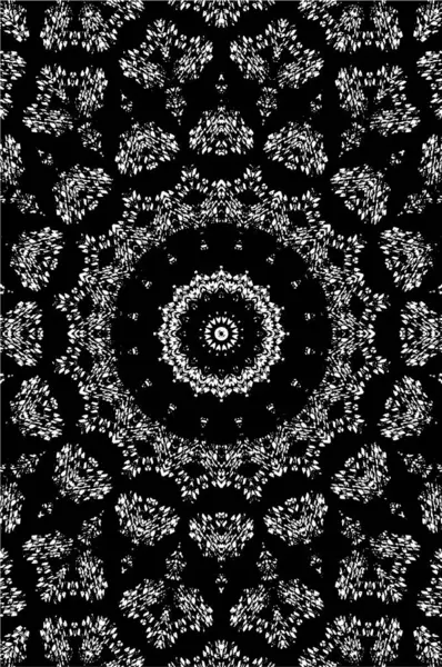Abstracto Blanco Negro Monocromo Grunge Superposición Textura — Vector de stock