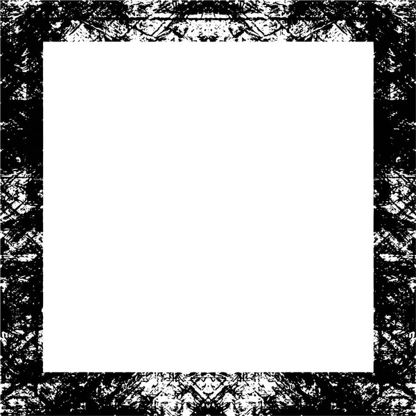 フレームベクトル 黒と白のグラウンジの背景 — ストックベクタ