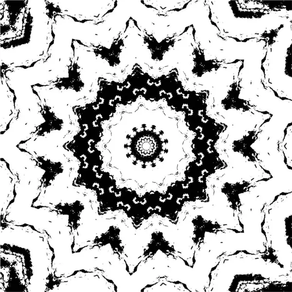 Mosaik Schwarz Weiß Vektorillustration — Stockvektor