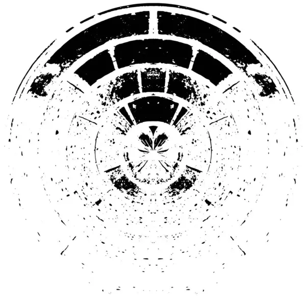 Abstraktní Černobílý Grunge Textura Pozadí Vektorové Ilustrace — Stockový vektor