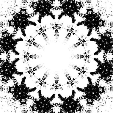 siyah ve beyaz soyut grunge arkaplan vektör çizimi