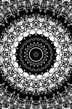 siyah ve beyaz soyut grunge arkaplan vektör çizimi