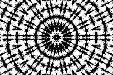 Mozaik siyah ve beyaz vektör çizimi