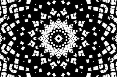 Soyut çember deseni, vektör çizimi. güzel süs arkaplanı