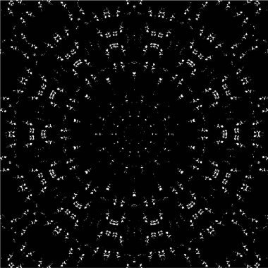 Süslü siyah beyaz arka plan. Mandala deseni.