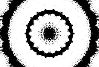 siyah ve beyaz arkaplan eski grunge vintage mandala arkaplanı  