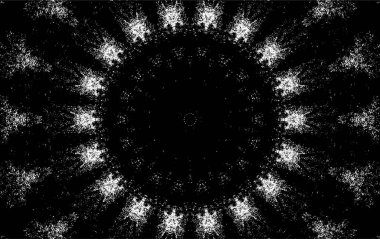 siyah ve beyaz arkaplan eski grunge vintage mandala arkaplanı  