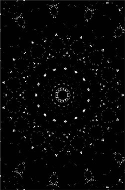 Kaleydoskopik desenli tek renkli süslemeli arkaplan