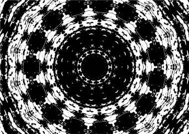 Kaleydoskopik desenli tek renkli süslemeli arkaplan