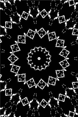 Kaleydoskopik desenli tek renkli süslemeli arkaplan