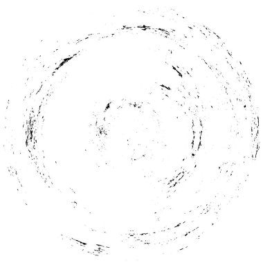 Vektör çizimi. Beyaz arkaplanda soyut yuvarlak şekil.        