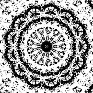 Geometrik şekillerden yaratılan mozaik soyut doku