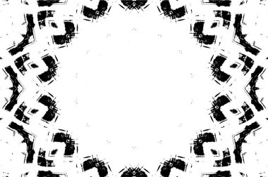 Soyut siyah beyaz grunge desenli arkaplan 