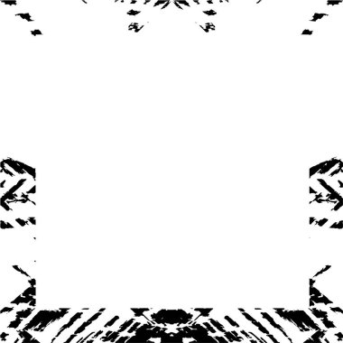Çerçeve vektörü siyah ve beyaz grunge arkaplan