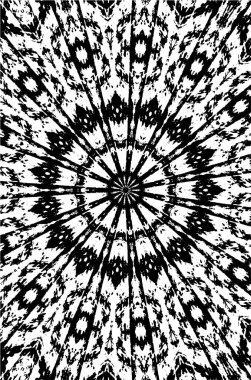 Kaleydoskopik desenli tek renkli süslemeli arkaplan