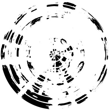 siyah ve beyaz yuvarlak arkaplan grunge dokusu