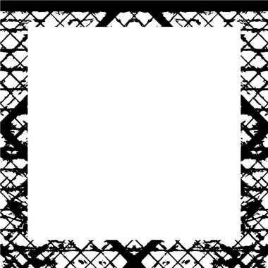 Çerçeve vektörü siyah ve beyaz grunge arkaplan