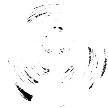 Vektör çizimi. Beyaz arkaplanda soyut yuvarlak şekil.        