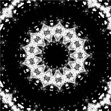 Geometrik şekillerden yaratılan mozaik soyut doku