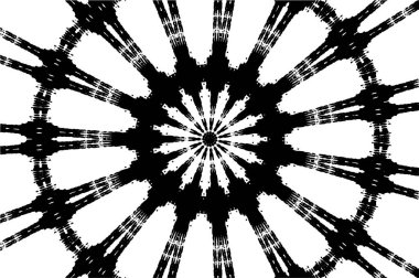 Kaleydoskopik desenli tek renkli süslemeli arkaplan