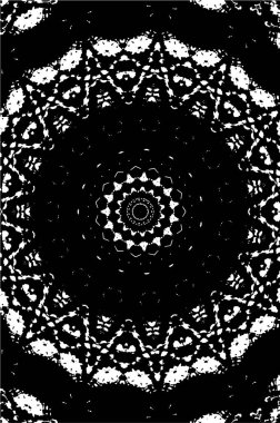 Kaleydoskopik desenli tek renkli süslemeli arkaplan