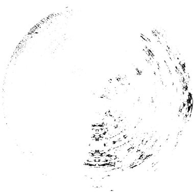 Vektör çizimi. Beyaz arkaplanda soyut yuvarlak şekil.        