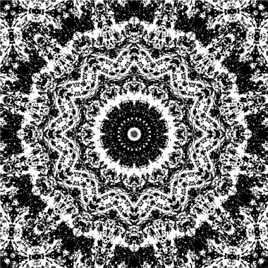 Geometrik şekillerden yaratılan mozaik soyut doku