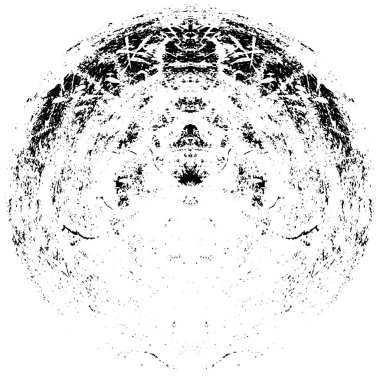 Beyaz arkaplanda soyut yuvarlak şekil. vektör illüstrasyonu        