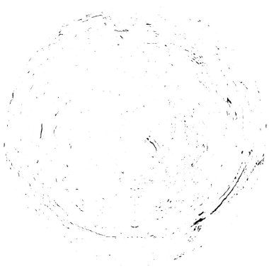 Beyaz arkaplanda soyut siyah yuvarlak şekil. vektör illüstrasyonu    