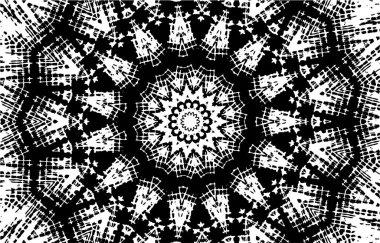 Kaleydoskopik desenli tek renkli süslemeli arkaplan