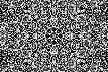 Geometrik şekillerden yaratılan mozaik soyut doku