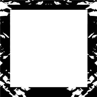 Çerçeve vektörü siyah ve beyaz grunge arkaplan