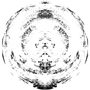 Beyaz arkaplanda soyut yuvarlak şekil. vektör illüstrasyonu        